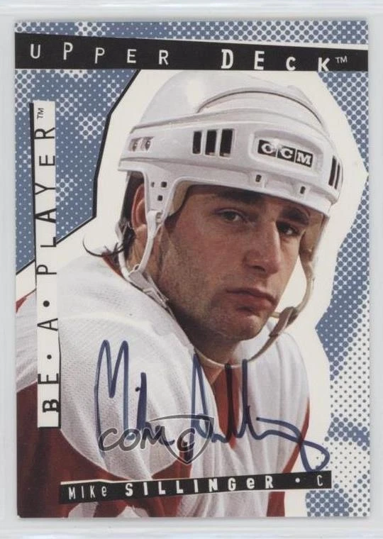 1994-95 Upper Deck Be a Player Signatures Mike Sillinger #171 Auto - Image 1 of 2