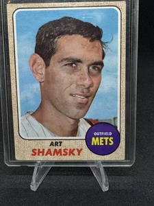 1968 TOPPS#292 ART SHAMSKY METS EXMT+ - Foto 1 di 2