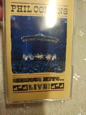 Serious Hits...Live! by Phil Collins (Cassette, Nov-1990, Atlantic) - Image 1 of 4