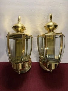 Vintage Gold Glass Wall Sconce New No Hardwear - Picture 1 of 8
