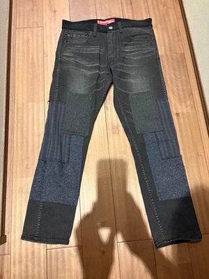 Junya Watanabe Levi's Denim Patchwork Calce Ajustado Usado Foto 1 de 4