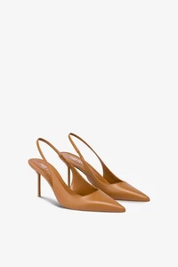 Paris Texas' Lidia Slingback Heels Size 36.5 NEW! - Picture 1 of 5