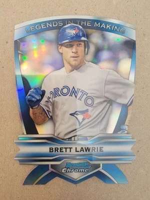 2012 Bowman Chrome - Legends in the Making Die-Cut Brett Lawrie #LIM-BL — 第 1/3 张图片
