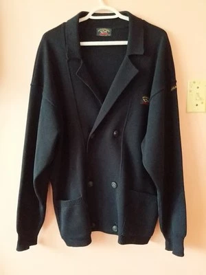 PAUL & SHARK DOUBLE BREASTED NAVY BLUE  CARDIGAN SWEATER MEN'S XL - Image 1 of 4