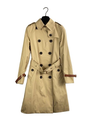 Coach Trench Cappotto XS Cotone BEG Tinta Unita C9723