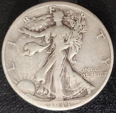 1933 S San Francisco Mint 50C Walking Liberty Half Dollar - Image 1 of 2