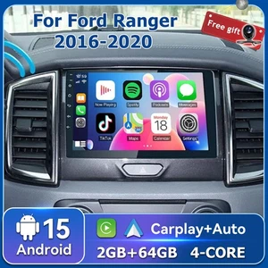 Android 15 CarPlay per Ford Ranger 2016-2020 autoradio GPS navigatore satellitare DSP 2 GB + 64 GB - Foto 1 di 18
