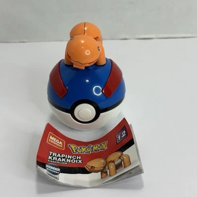 Pokemon MEGA Construx Trapinch w/ Great Ball Instructions 100% Complete GMD28 - Image 1 of 4