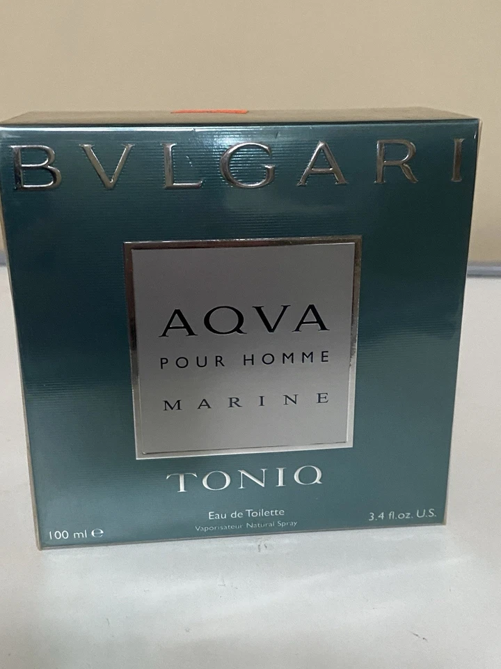 Bvlgari AQUA MARINE TONIO 3.4 Fl Oz EDT Spray *DISCONTINUED* RARE* - Image 1 of 2