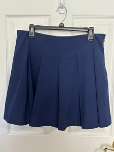 J Crew marineblau plissierter sportlicher Skort Größe Large Pickleball adrette Athleisure - Bild 1 von 7