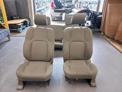 '18 NISSAN FRONTIER Crew Cab seat set GRAY cloth manual non-heated OEM - Image 1 of 4