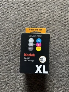 NEW Kodak Verite 5 Ink Cartridge Combo Pack XL Black + XL 5 Color - Photo 1/4