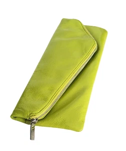Apple Green Clutch Handbag by HOBO - Picture 1 of 6