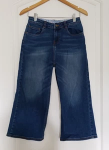 Boden Girls' Blue Medium Wash Culotte Jeans Denim Size 15y - Picture 1 of 2