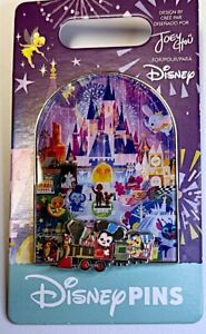 Disney Parks JOEY CHOU Train in front of Castle pin - NEW