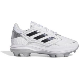 New adidas kids Adizero PureHustle 3 TPU Cleats Kids Youth White/Black - Picture 1 of 6