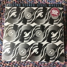 THE ROLLING STONES VINYL steel wheels LP SEALED 89 1st Edition NOS sad sad sad