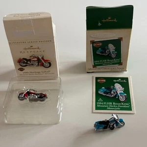 Hallmark 1986 Heritage Softail 1994 FLHR Road King Harley adorno en miniatura - Imagen 1 de 7