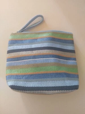 Natio Striped Cosmetics/Toiletry Bag. New - Image 1 of 3