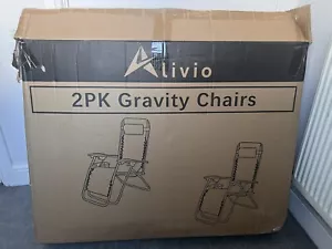Livio 2 Pk Gravity Chairs - Picture 1 of 9