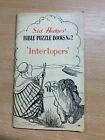 VINTAGE SID HEDGES BIBLE PUZZLE BOOKS #2 "INTERLOPERS" PAPERBACK BOOK (LL)
