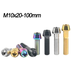 Tornillos de cabeza cónica pernos de titanio M10x20 25 30 35 40 45 50 55 60 70 80 85 100 mm - Imagen 1 de 8