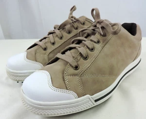 Zapatos FootJoy FJ Street Soft Spike para hombre blanco tostado parte superior baja con cordones talla 10M - Imagen 1 de 13