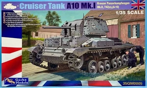 Gecko 35GM0005 Cruiser Tank A10 Mk.I Kreuzer Panzerkampfwagen Mk. II, 742(e), (A - Picture 1 of 3