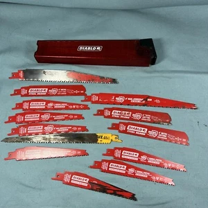 Menge 13 Diablo 6 Zoll Bi-Metall Kolbenklingen, 9" Klingen mit Hülle P2 - Bild 1 von 7