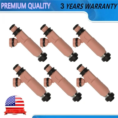 Juego de 6 inyectores de combustible 232090A020 para Lexus 2002 2003 Es300 2006-2008 Rx400h EE. UU. Foto 1 de 4