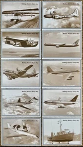 Boeing 75th Anniversary trading cards SET (10) - Making History Every Day 1991 - Picture 1 of 2
