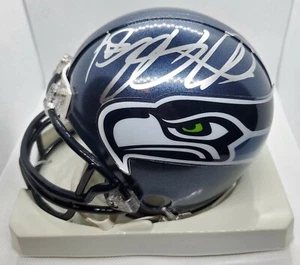 TJ HOUSHMANDZADEH AUTOGRAMM SIGNED RIDDELL MINI HELM SEATTLE SEAHAWKS COA - Bild 1 von 3