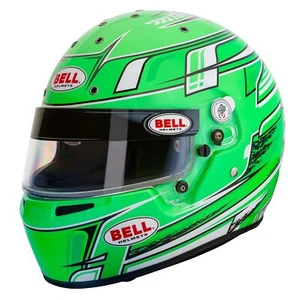 Bell KC7-CMR Champion Green Youth Kart Helmet, FIA/Snell CMR Approved - Bild 1 von 10