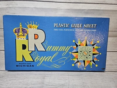 Vintage Rummy Royal Game by Whitman COMPLETE #4713 With Cards & Chips 1937 - Image 1 of 4