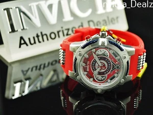 Reloj Invicta 40 mm MLB Washington Nationals Bolt GMT cuarzo correa roja SS - Imagen 1 de 12