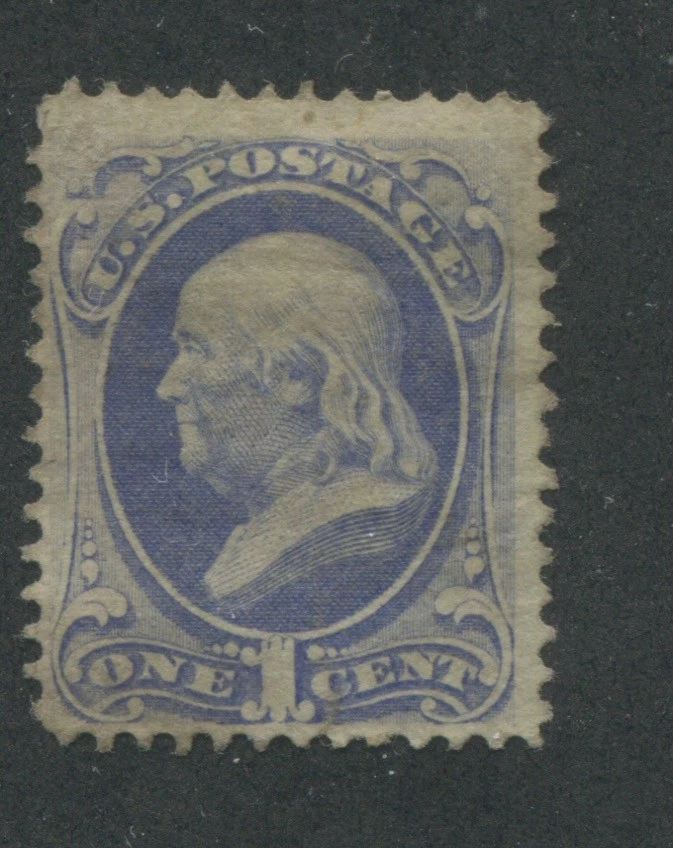 1870 US Stamp #145 1c Mint F/VF No Gum Perf 12. Catalogue Value $240 - Image 1 of 1