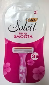 BIC Damen Simply Smooth Soleil Rasierer Dreifachklinge (3 Stück Packung) Neu - Bild 1 von 1