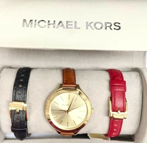 Michael Kors Women's Slim Runway Gift Set Watch MK2606 - Picture 1 of 1