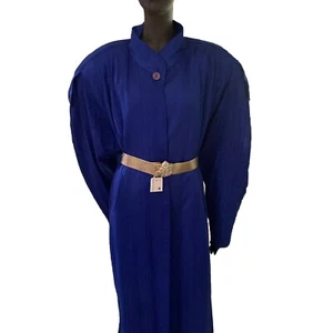 Vintage Mary McFadden Long Trench Style Pleated  Coat  3xL - Picture 1 of 6