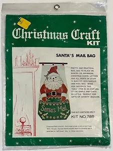 Kit de artesanía vintage 785 bolsa de correo de Santa con joyas almacenamiento de tarjetas de Navidad ¡sellada! - Imagen 1 de 4