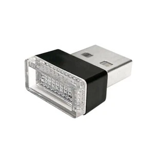 USB Mini Clé Lumière Ambiente Voiture Urgence Veilleuse Modding PC Blanc #155 - Photo 1/3