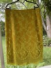NWT J. Crew Womens Pencil Skirt Chantilly Lace Lined Bright Kiwi Yellow Size 16T