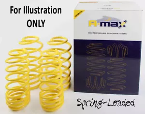 A-MAX Lowering Springs for Vauxhall Vectra C 2002-On -35mm - Picture 1 of 1