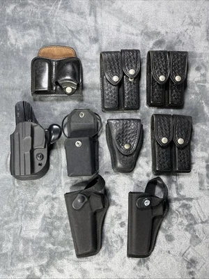 Lot of 9 Holsters: Sidekick Ankle Holster Bianchi Don Hume Magazine Gun Hunt EUC - Image 1 of 4