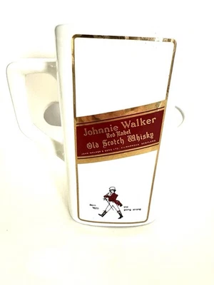 Vintage Johnnie Walker Red Label Scotch Whisky Ceramic Water Jug Pitcher Barware - Image 1 of 4