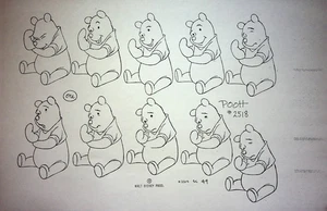 New Adventures of Winnie the Pooh Production Model Copy Layout Page #GB - Picture 1 of 2