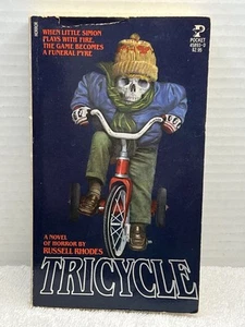 Russell Rhodes/1983 Tricycle PB Book Pocket Books Horror Novel EUC/Cover Art - Picture 1 of 4