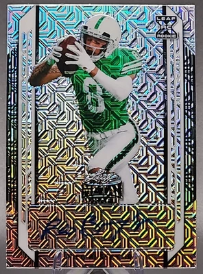 Rico Bussey Jr /30 2021 Leaf Metal Draft Rookie RC Auto Silver Mojo Steelers SSP - Image 1 of 2