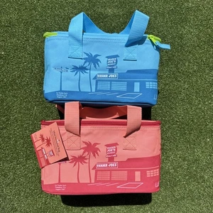 JUEGO MINI BOLSAS AISLANTES TRADER JOE'S MELOCOTÓN Y AZUL NUEVO EDICIÓN LIMITADA EN MANO - Imagen 1 de 1