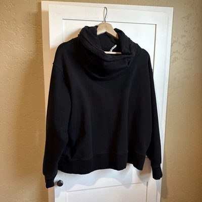 Sudadera Marcella NY New York M L Negra Cuello Crowl Gran Tamaño Foto 1 de 4